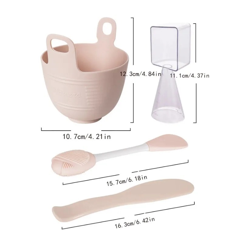 Face Mask Silicone - Juego de Tazones de Silicona para