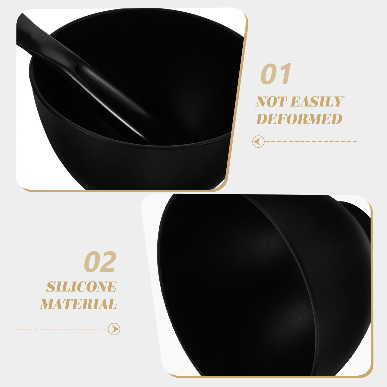 Face Mask Silicone - 1 Set de Cuencos de Silicona