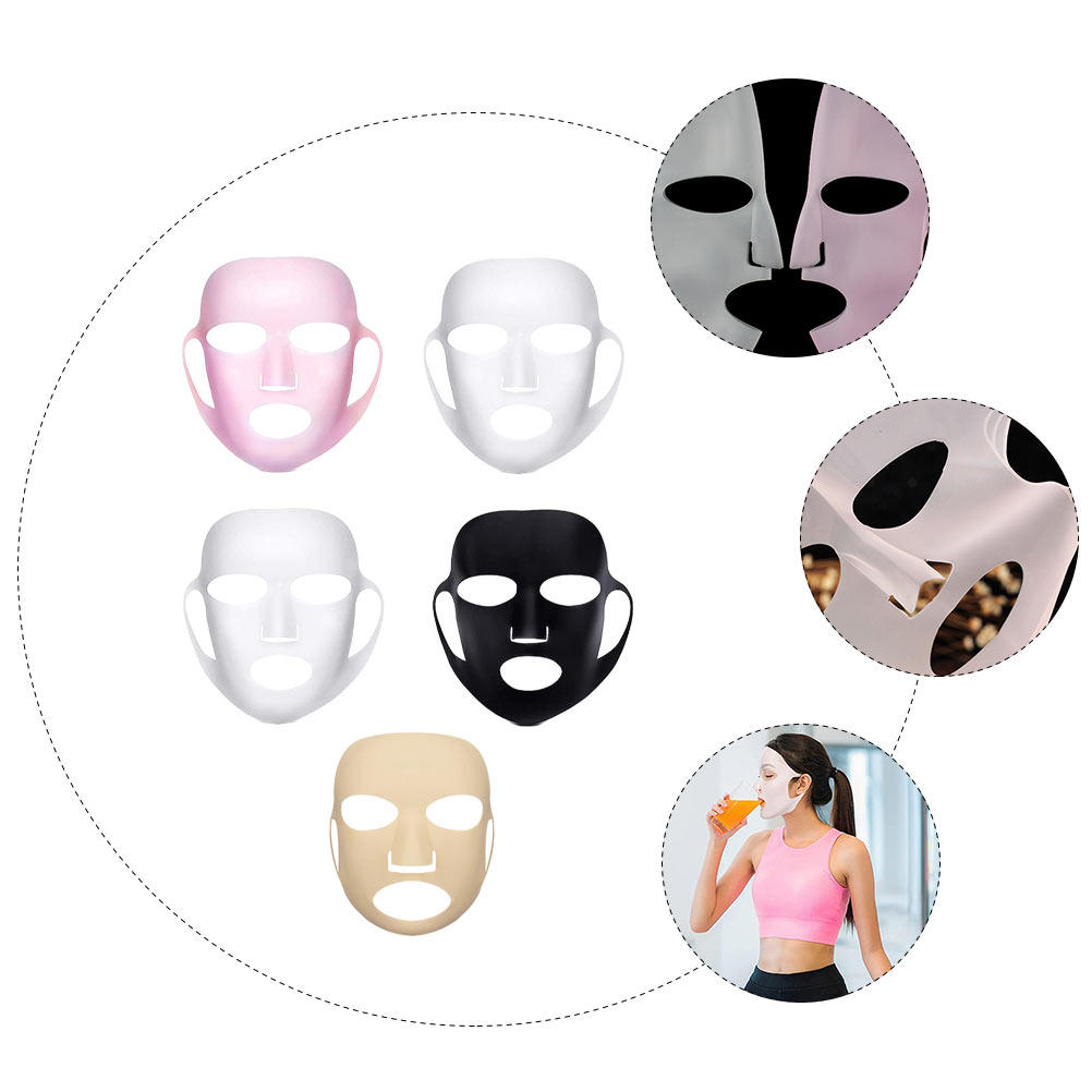 5 Piezas de Cubiertas de Silic - Face Mask Silicone reseña y precio