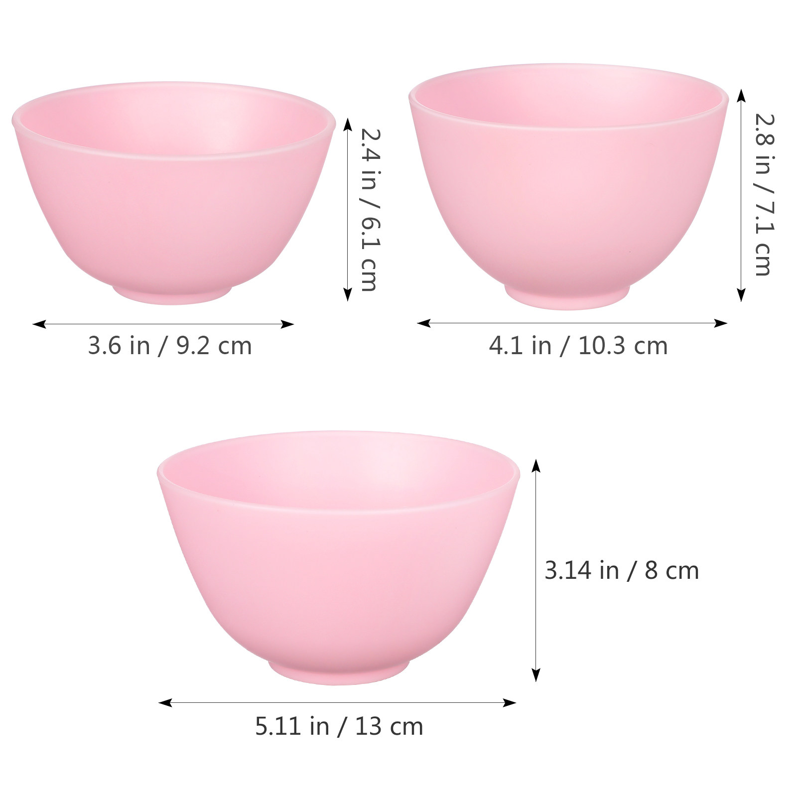 Juego de 3 Tazones de Silicona - Face Mask Silicone reseña y precio